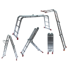 aluminium multi purpose ladder 4x3 4x4 4x5 4x6 with small or big hinges joints